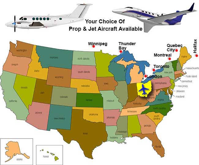 Ohio Charter Flight Directory